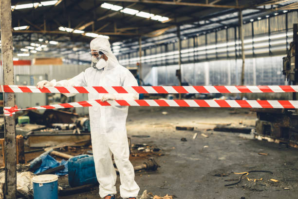 Professional Biohazard technician working in La Porte, TX